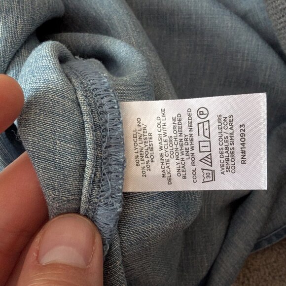 NWT Loft Maxi Chambray Dress - Picture 5 of 5